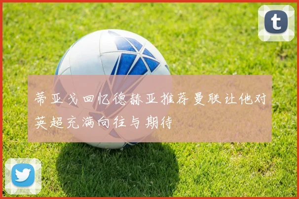 蒂亚戈回忆德赫亚推荐曼联让他对英超充满向往与期待